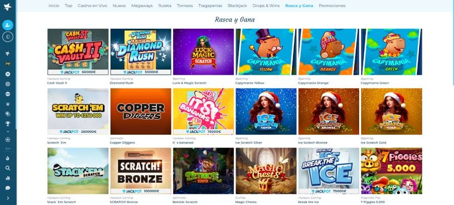 Rasca y gana en Casino Estrella