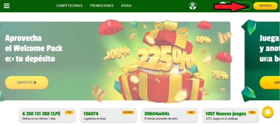 depositar en casino aceptando servipag