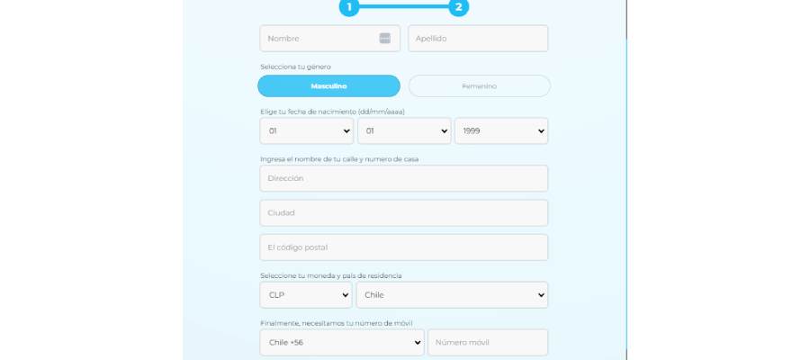 formulario de registro casino mach