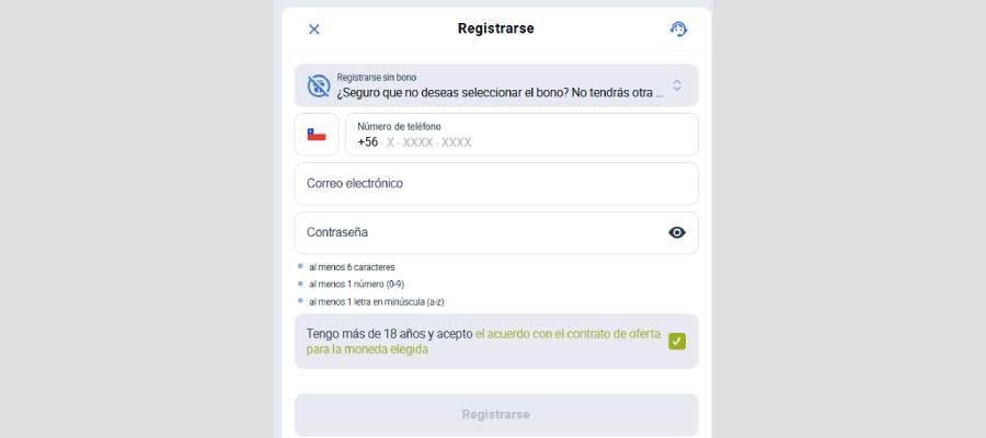 formulario de registro sencillito