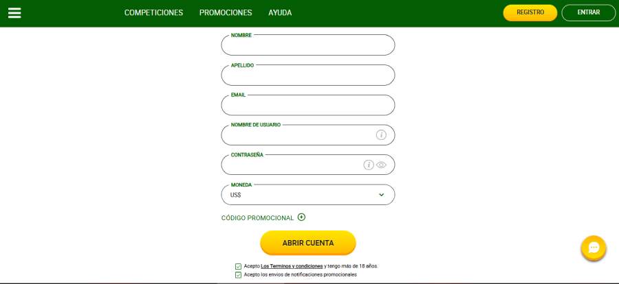 formulario registro casino servipag