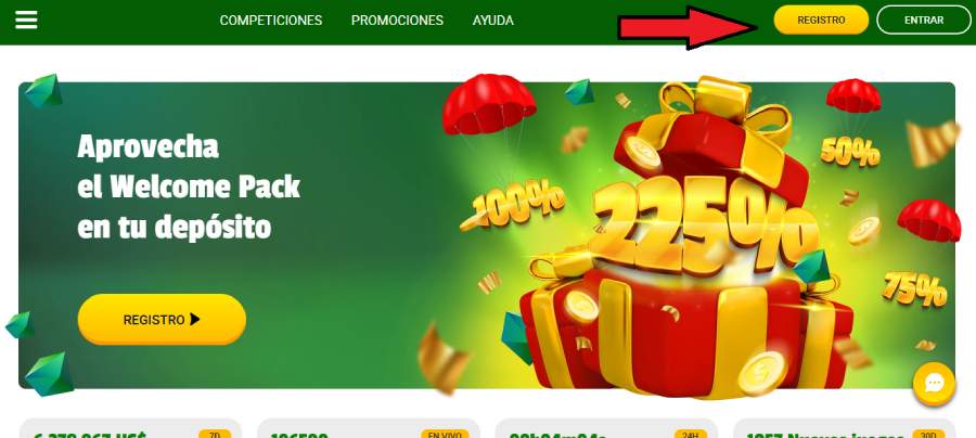 registrar en un casino aceptando servipag