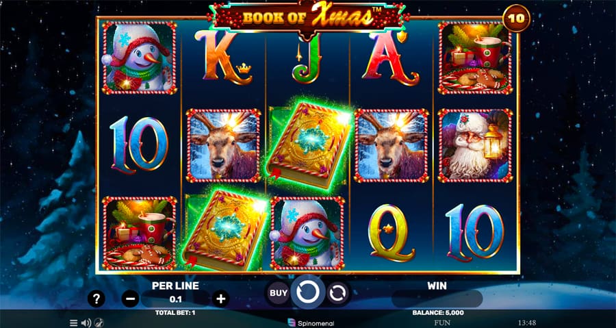 book of xmas spinomenal