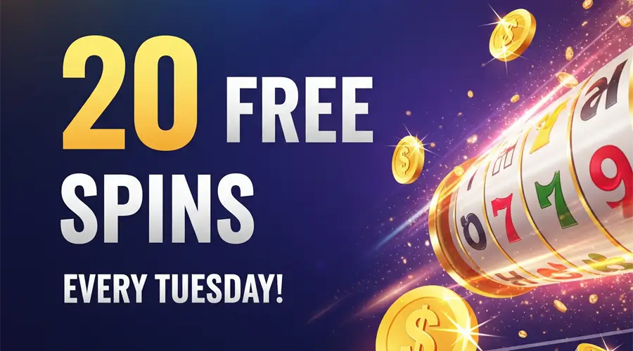 20 tiradas gratis todos los martes