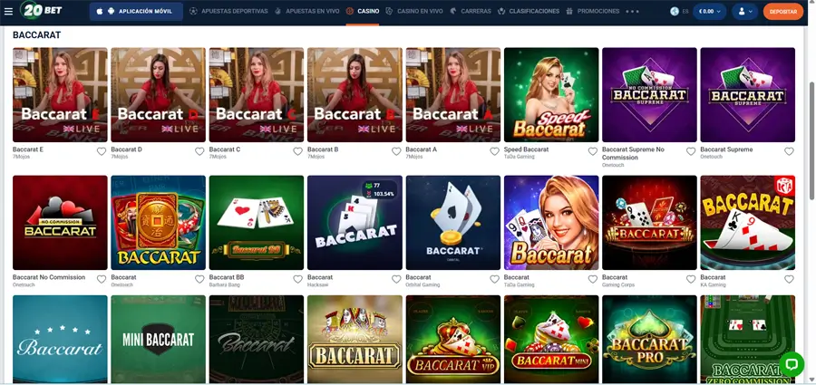20bet baccarat