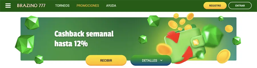 cashback bonos brazino777