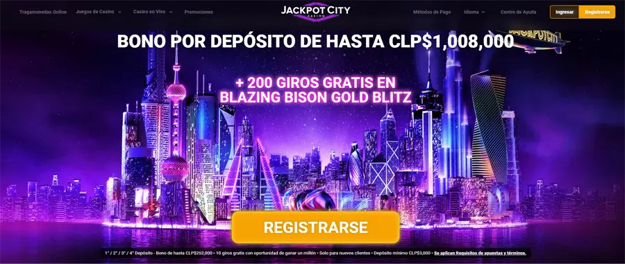 jackpot city bono de bienvenida chile