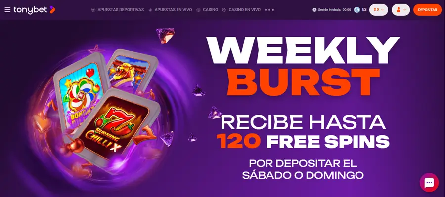 tonybet giros gratis