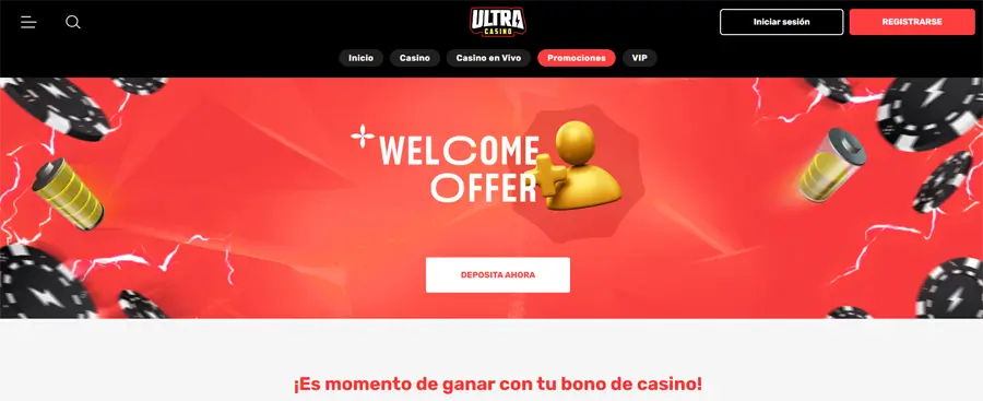 ultra casino bono de bienvenida chile