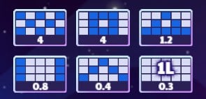 Captura de pantalla de una línea en bingo