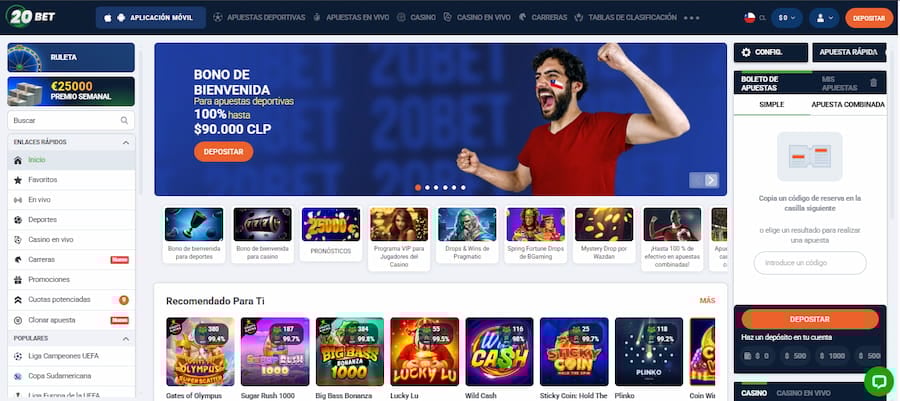 mejores casino en chile 20bet