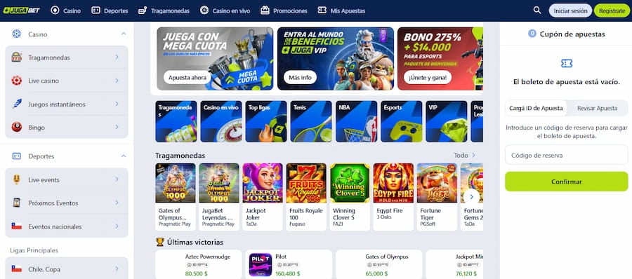 mejores casino en chile jugabet