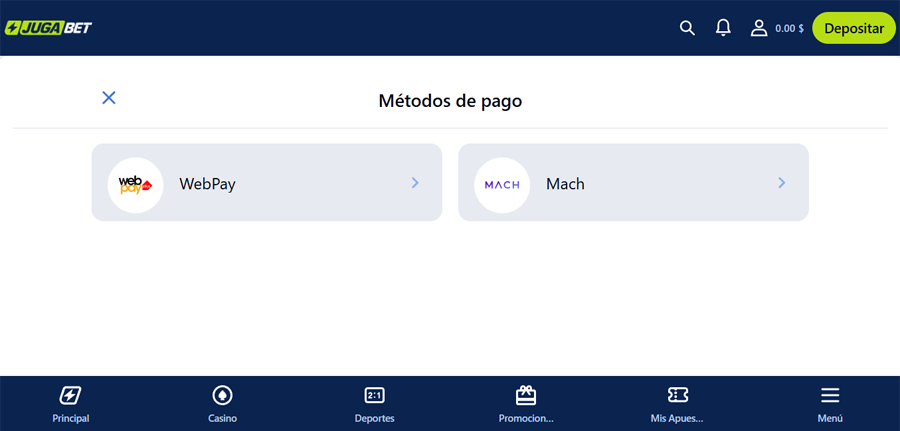 jugabet aceptan ecopayz
