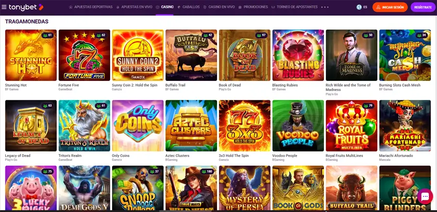tonybet ecopayz para tragamonedas