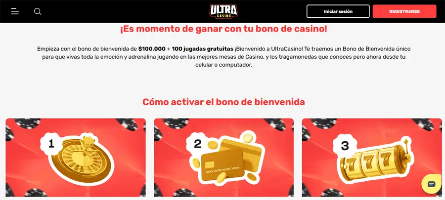ultra casino 25 giros gratis sin depósito