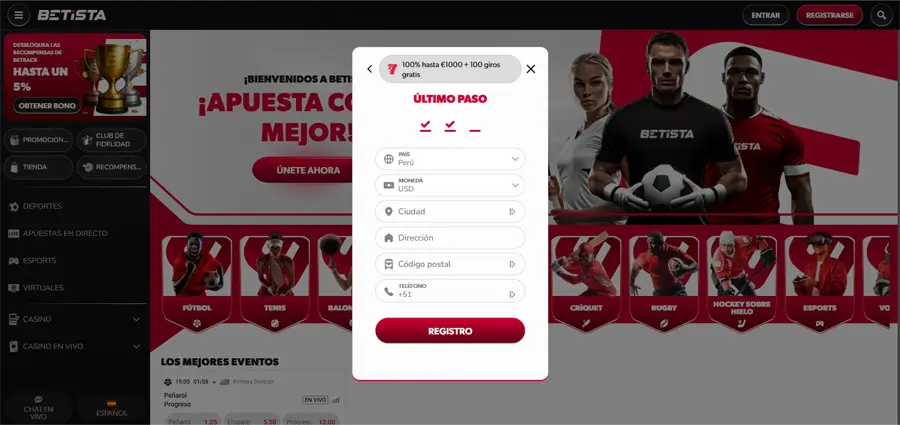 información de contacto betista