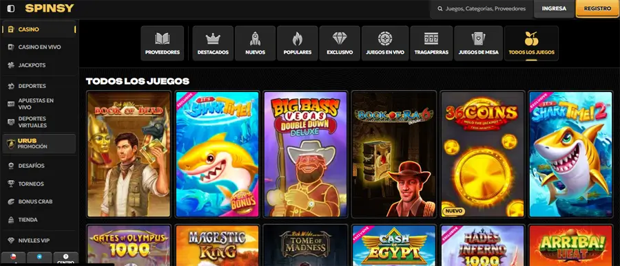 juegos spinsy
