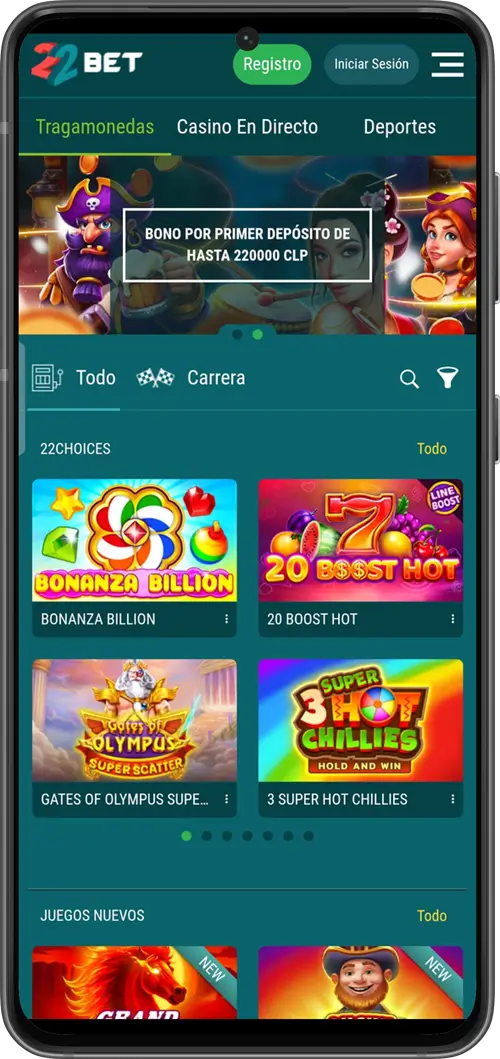 22bet casino online sin descargar