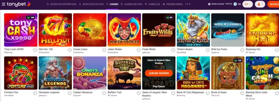 Tonybet casino Muchbetter para tragamonedas