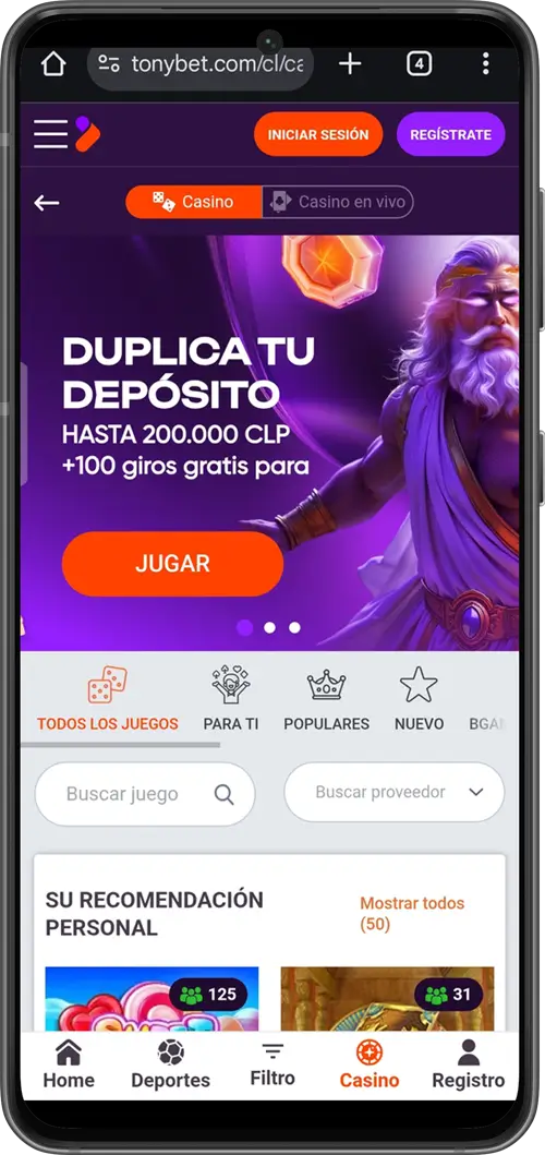 tonybet casino online sin descargar