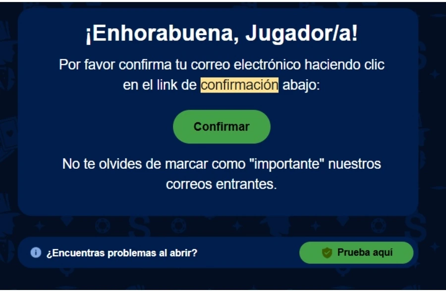 depositar en casino con cajavecina paso 3