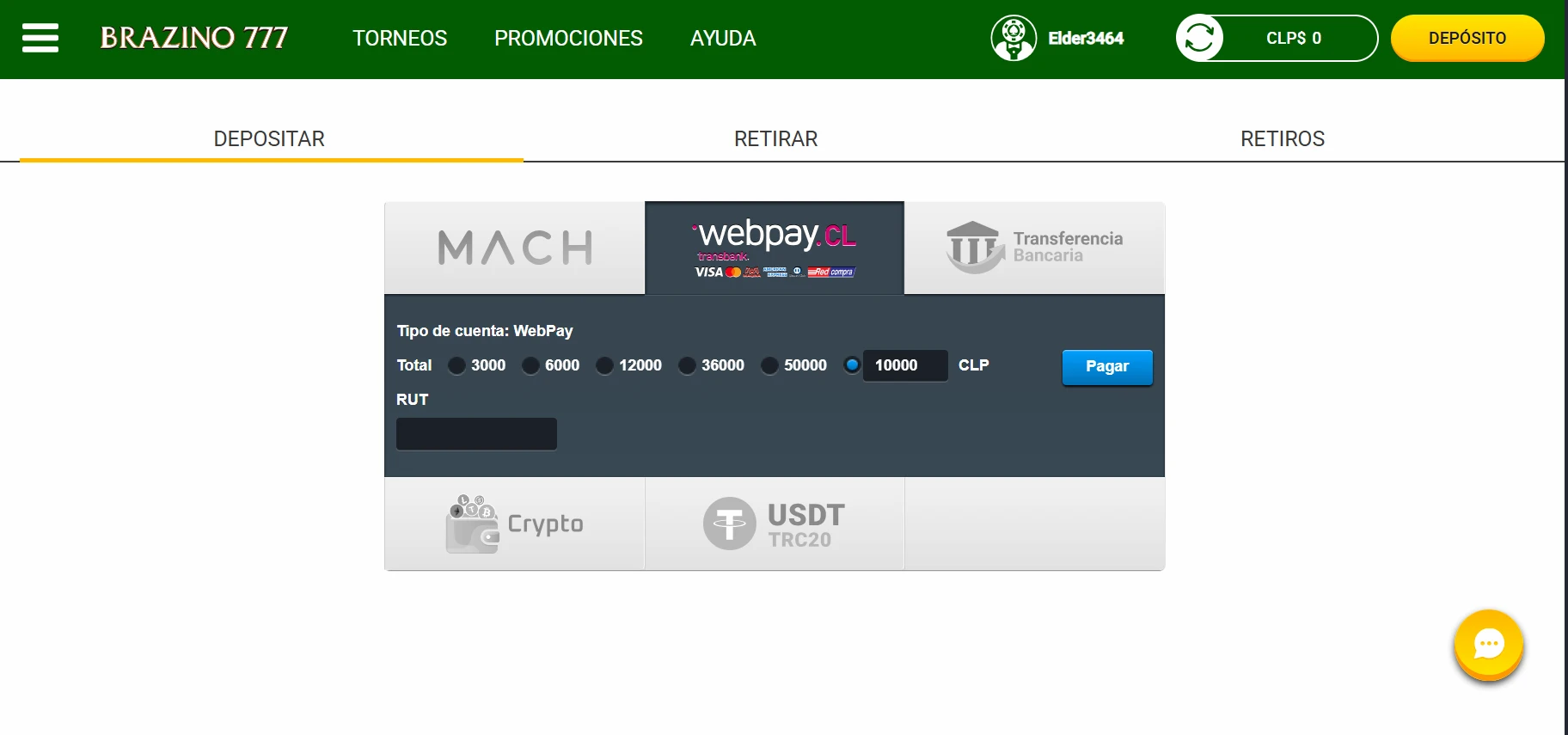 webpay brazino 777