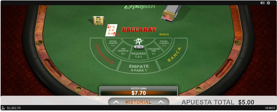 Spinsy baccarat casino movil android