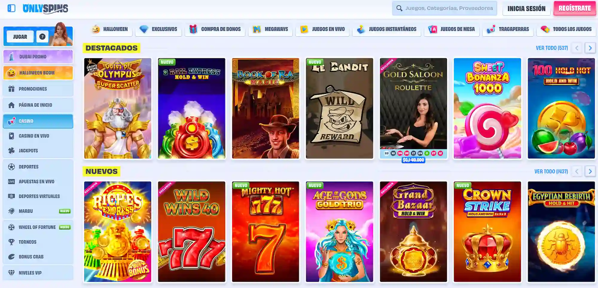 tragaperras onlyspins