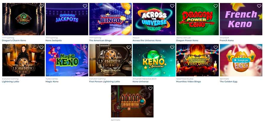 casino estrella bingo