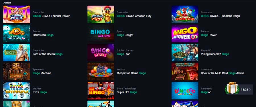 pin up casino bingo