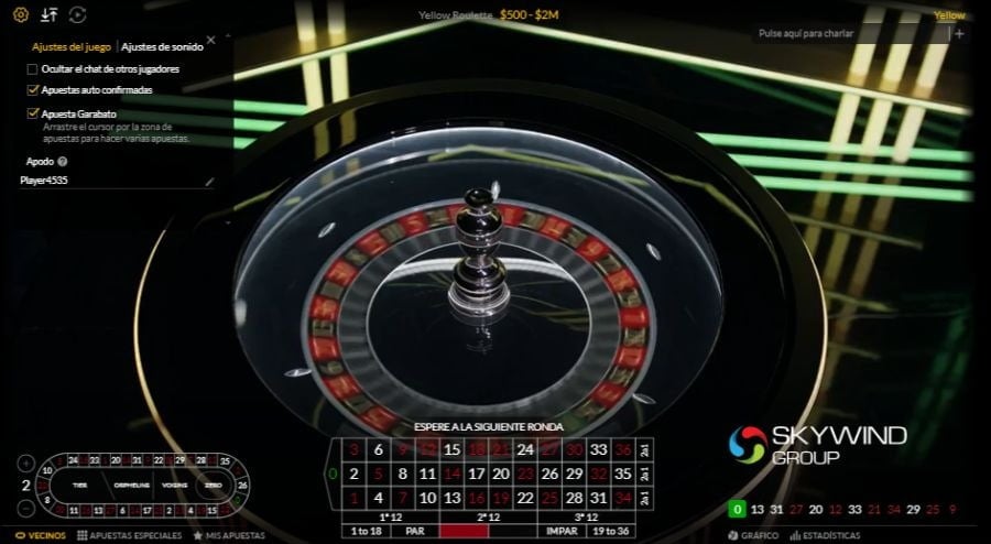 juego de ruleta