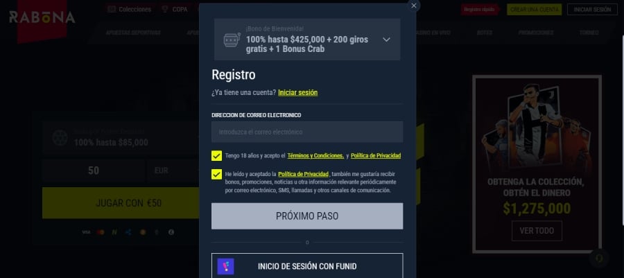 registrar paso 3