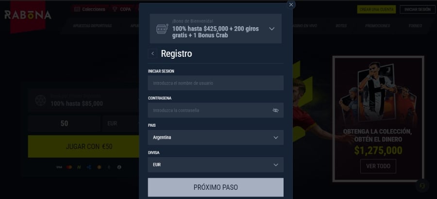 registrar paso 4
