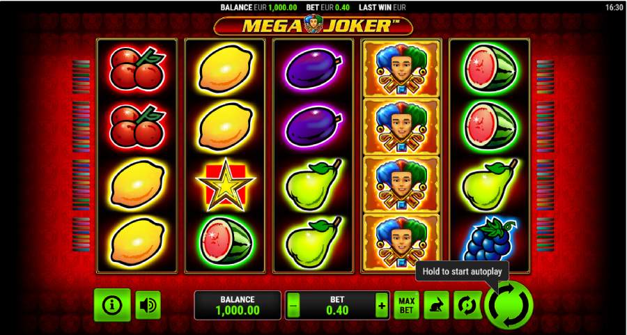 mega joker slot alto rtp