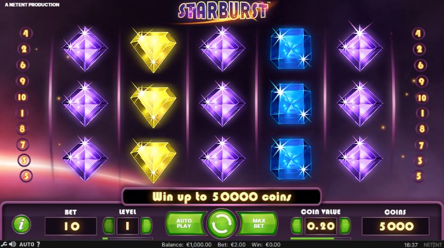 starbust slot alto rtp