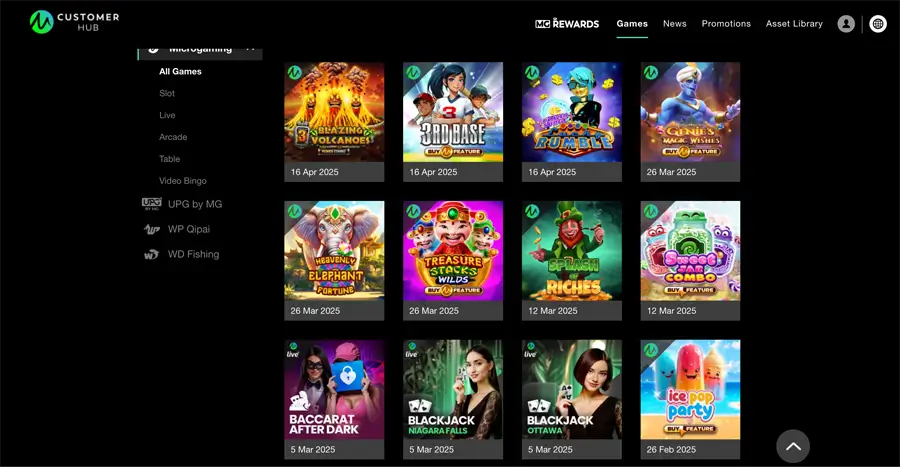 microgaming proveedor