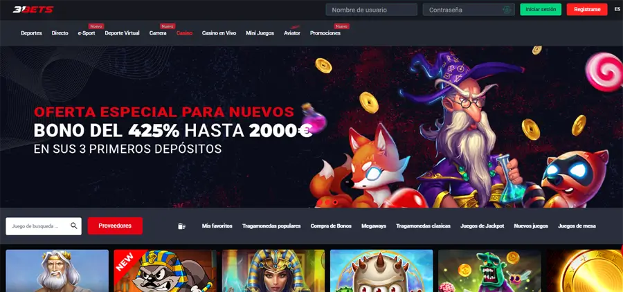 31bets nuevo casino online en perú
