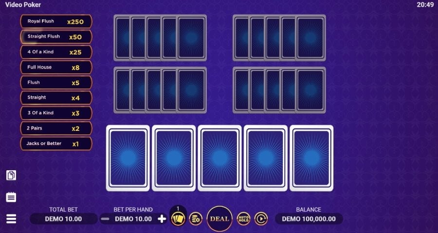 apuesta video poker