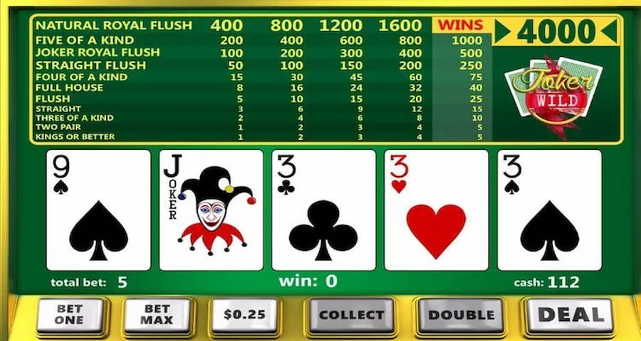 joker poker video poker