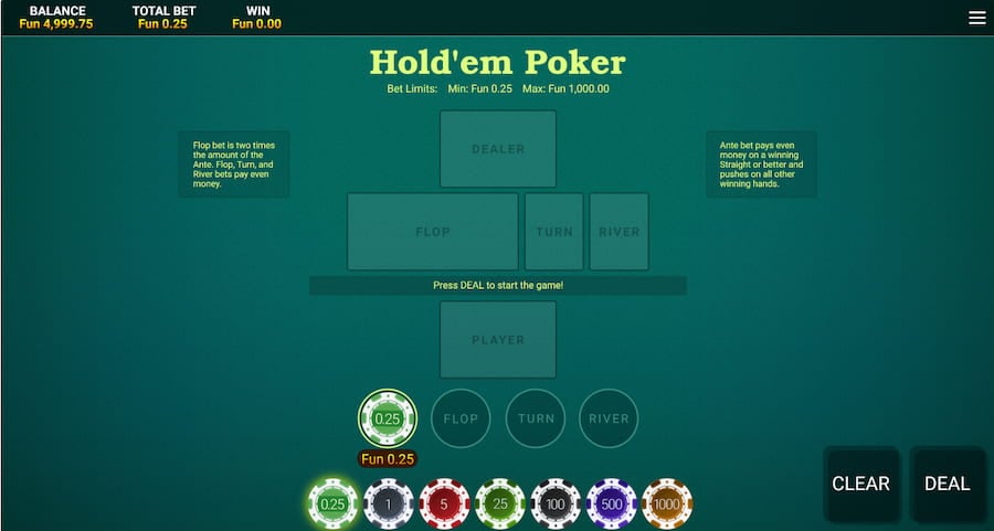 apuesta de holdem poker