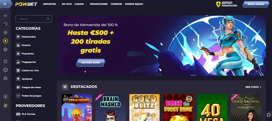powbet mejores casino online perú