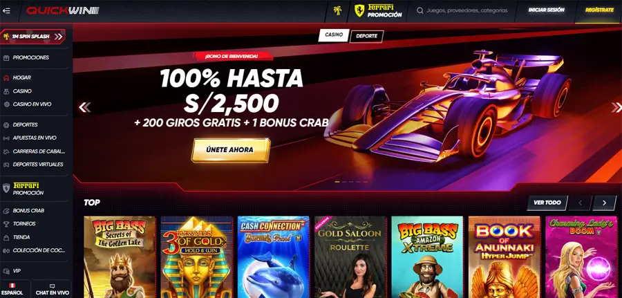 quickwin nuevo casino peru