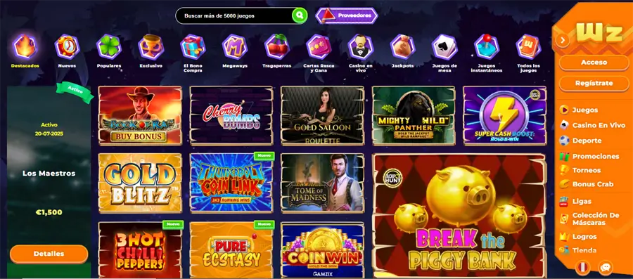 wazamba mejores casino online perú