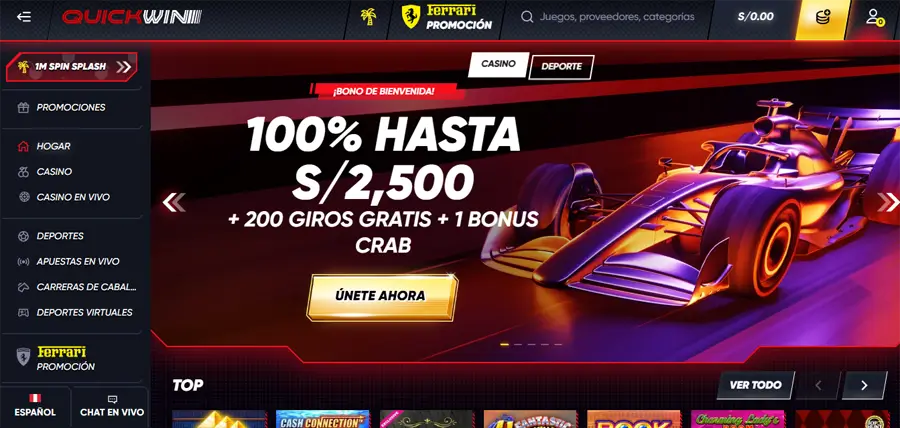 mejores casino online de perú quickwin