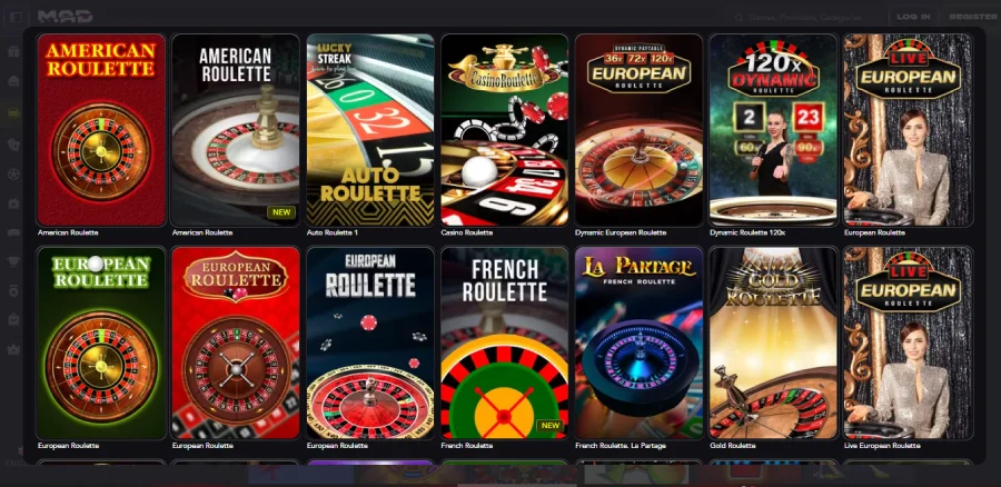 MadCasino ruleta