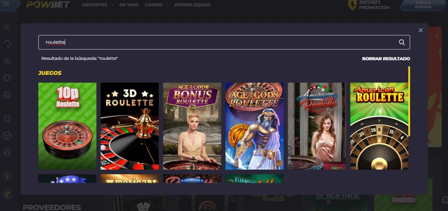Powbet ruleta