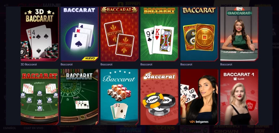 Baccarat en Quickwin