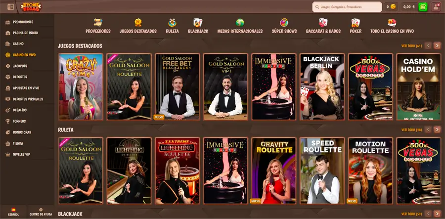 casino en vivo stonevegas casino