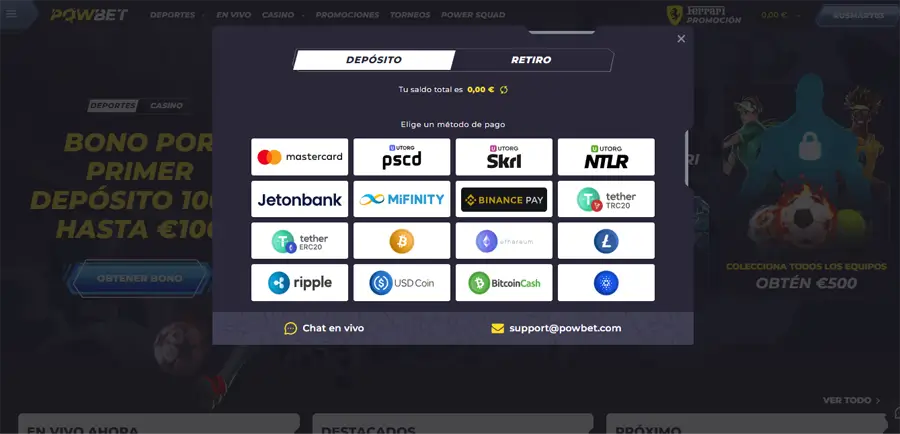 powbet bizum