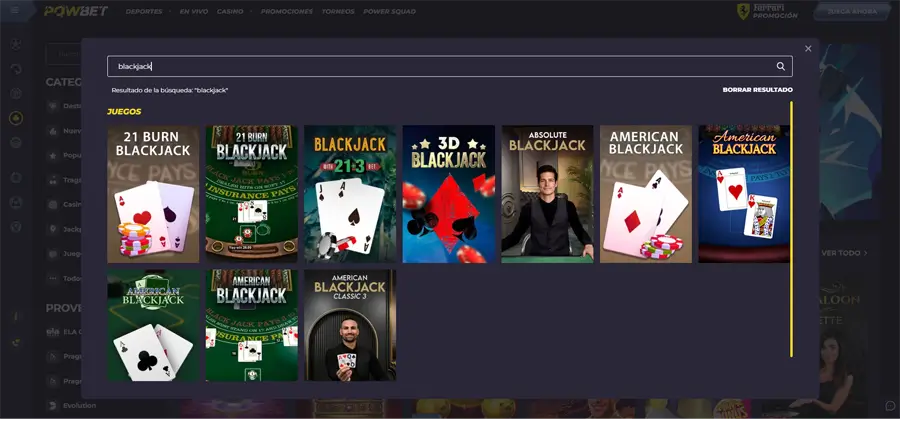 powbet blackjack